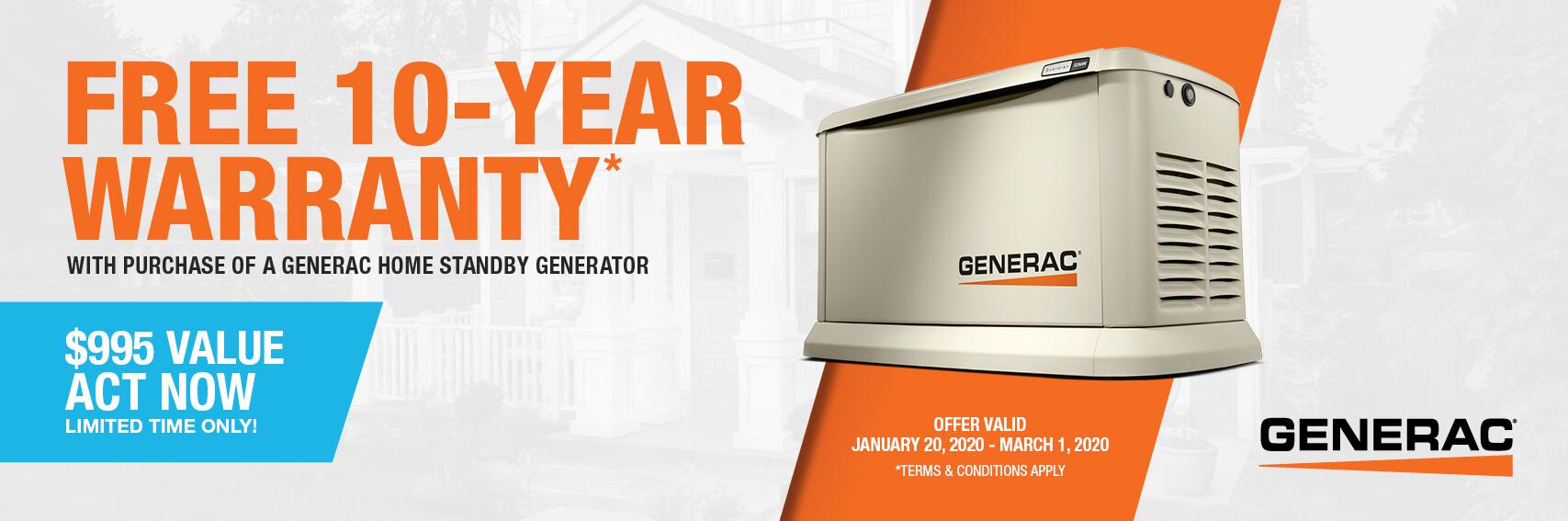 Homestandby Generator Deal | Warranty Offer | Generac Dealer | Scaly Mountain, NC